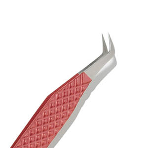 Pince à cils professionnelle en acier inoxydable pour artiste en extensions de cils, outil pour salon de beauté, studio de maquillage, application de cils - Product Image 6