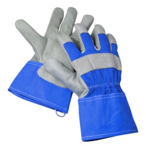 Guantes de Trabajo de Cuero Vacuno, Resistentes a la Abrasión, Guantes de Trabajo Pesados para Trabajadores de la Construcción Canadiense - Product Image 6
