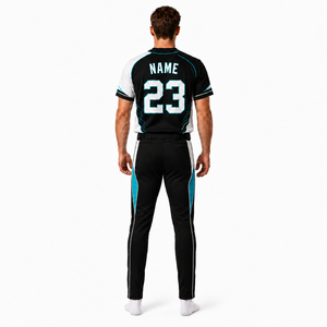 Custom Baseball Uniform Men Youth Team Jersey Pants Set Your Logo Name Number Breathable Sportswear OEM Manufacturer - Product Image 2