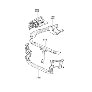 Repuestos y Accesorios para Autos y Camionetas Sonata Nuevo Otro Lado Izquierdo 645013D100 - Product Image 1
