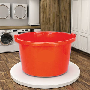 Bañera Redonda de Plástico PP Resistente, Ecológica y Moderna para Lavar Ropa y Almacenar Alimentos - Product Image 2