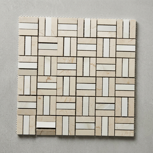 Tuiles murales en céramique en mosaïque de bande, en porcelaine turquoise et marron, pour salle de bain et cuisine, prix de gros, décoration chinoise - Product Image 3