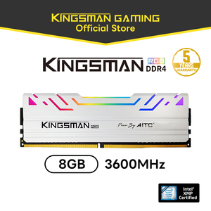 แรม KINGSMAN GAMING DDR4 8GB 3600MHz CL18 RGB สำหรับเดสก์ท็อป - รับประกัน 5 ปี - Product Image 5
