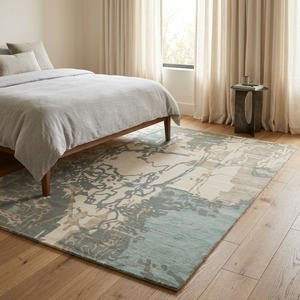 Contemporary Wool Tufted Carpet With Soft Pile And Custom Pattern Options <b>For</b> Stylish Living Room And <b>Bedroom</b> Interiors - Product Image 3