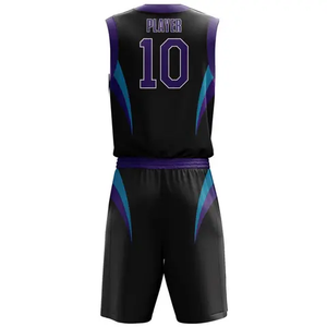 Custom Your Own Design And Colors Basketball Uniform Set Full Sublimation Basketball Uniforms With High Quality <b>Material</b> - Product Image 4