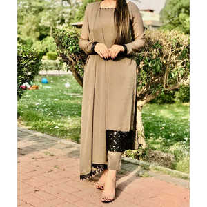 ชุดราตรีดีไซน์ประณีตพร้อม dupatta ชุดปาร์ตี้สวยงาม - Product Image 3