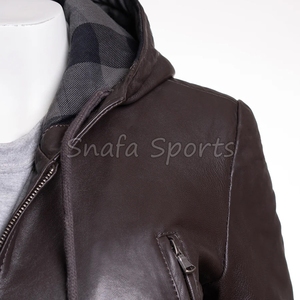 Chaquetas de Cuero para Mujer a Precio Económico, Moda Femenina, Nueva Llegada, Chaquetas de Cuero Genuino Personalizadas al por Mayor - Product Image 4