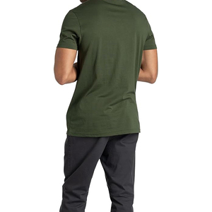 Camiseta de Algodón para Hombre, Corte Regular, Color Rosa, Manga Corta, Cuello Redondo, Color Sólido, Informal, Diseño Liso - Product Image 6