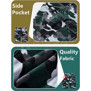 Pantalones Cortos Casuales para Hombre, Ecológicos, 100% Algodón, Secado Rápido, Ligeros y Transpirables para Pesca, Senderismo y Viajes - Product Image 3