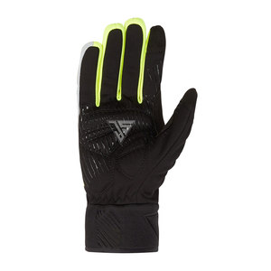 Cheap Full Finger Custom Bike Cycling Gloves Made From Polyester Stretchy <b>Fabric</b>,Faux Leather,Reflective <b>Strips</b>,Motocross Glove - Product Image 3
