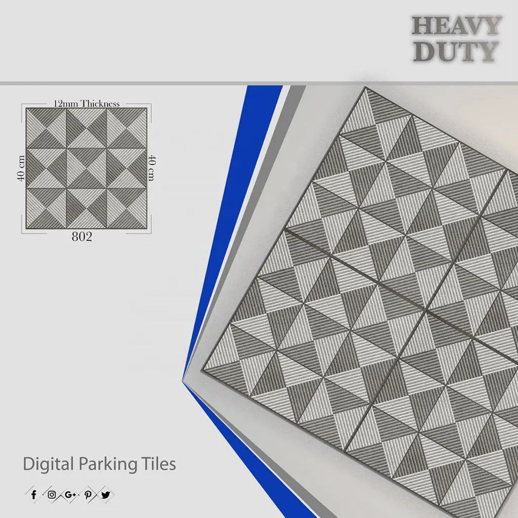 Vistaar-Porcelana Digital de alta resistencia para exteriores, 400X400mm, 16X16, suelo de estacionamiento, 40X40 azulejos