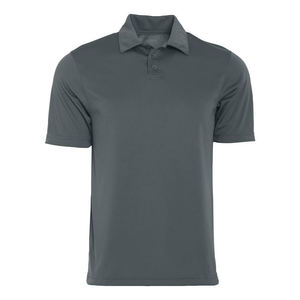 Chemise polo pour homme en coton 100% uni, couleur unie, coupe ajustée, chemise polo décontractée pour homme - Product Image 2