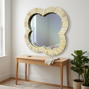 Miroir mural festonné avec cadre sculpté, design vintage, grande taille pour salon, chambre, entrée, vente en gros - Product Image 2