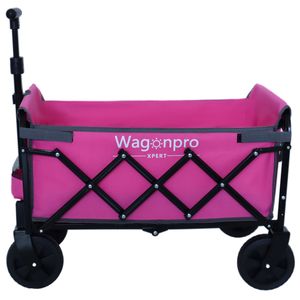 Carrello Utilitario Rosa Espandibile a Doppio Strato 100% Extra Spazioso per Campeggio, Spesa, Sport, Giardinaggio, Pesca - Product Image 6