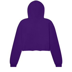Sweat-shirt à capuche oversize pour femme, coupe courte, manches longues, 100% coton, tendance, décontracté, hiver, en vente - Product Image 2