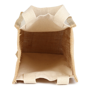 Bolsa de Yute Reutilizable para Botellas de Vino, Bolsa de Transporte para Botellas de Vino con Asa de Algodón - Product Image 3