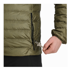 Men's Lightweight Down <b>Jacket</b> Hooded Outdoor Winter Coat Windproof Warm Insulated Puffer Hiking Camping <b>Travel</b> Sports Outerwear - Product Image 4