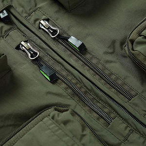 Gilet de chasse imperméable, coupe-vent et respirant en toile polyester/coton solide - Ajustable - Product Image 4