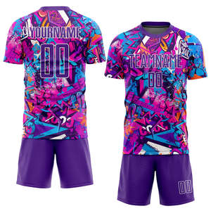 Uniforme de Fútbol Personalizado con Textura Transpirable de Secado Rápido, Camiseta de Fútbol de Manga Corta, Pantalones Cortos de Fútbol de Secado Rápido, Conjuntos de Fútbol con Diseño Único - Product Image 6