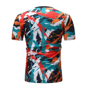 High Quality Men's Sports T-Shirt Custom Style Sublimated Knitted Fabric Unisex Personalized Camisetas - Product Image 4