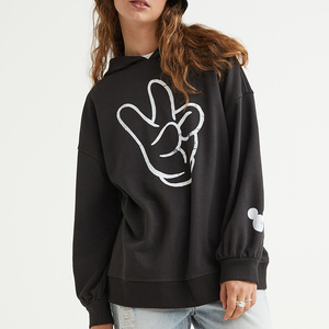 Sudadera con Capucha de Algodón Puro para Invierno, Personalizable con Logotipo, Sudadera con Capucha para Mujer - Product Image 1