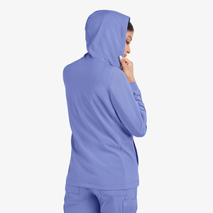 2026 Sweat à capuche pour femme, style blouse de laboratoire, personnalisé, en gros, OEM, épais, avec cordon de serrage, en molleton de coton, confortable - Product Image 3