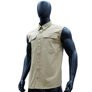 Men's Lapel <b>Linen</b> <b>Sleeveless</b> Shirt Summer Thin Loose Casual Open Front Cardigan Vest <b>Tops</b> - Product Image 1