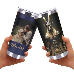 Double Wall Stainless Steel Tumbler 20oz Vacuum <b>Insulated</b> Silver Office Home Car Use <b>Cup</b> - Product Image 2