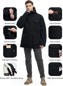 Blouson Bomber Homme Ample de Haute Qualité pour l'Automne, en Tissu Nylon et Laine Lavé Effet Vieilli, Style MA1 Fin, Veste de Vol Imperméable - Product Image 5