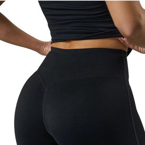 Women's Black <b>Flared</b> Yoga <b>Legging</b> High Waisted Stretch Fitness Pants Sculpting Workout Gymwear Activewear Fashion Wear - Product Image 5