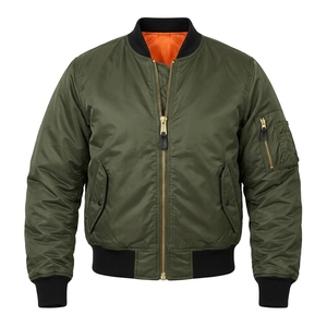 Style Bomber <b>Jacket</b> Greek Wear Sorority Products <b>Lightweight</b> Full Zip Utility Pocket Casual <b>Jacket</b> - Product Image 5