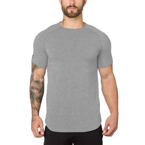 Camisetas de Gimnasio Personalizadas OEM para Hombre, 100% Algodón Orgánico, 220g, Jersey Sólido, Secado Rápido, Transpirable, Ropa Deportiva Informal Unisex - Product Image 1