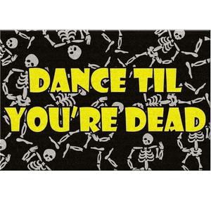 Tapis de porte en fibre de coco de trait de qualité supérieure avec squelette dansant décor d'halloween pieds d'entrée tapis de porte relaxants tapis en fibre de coco vente chaude - Product Image 2