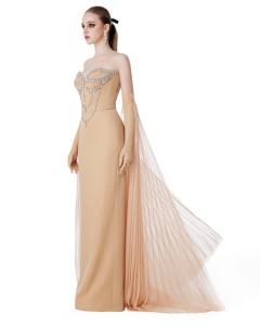 Robe REGAL DUNE _ robe de soirée de luxe haute couture de la marque locale vietnamienne - Product Image 4