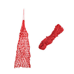 Horse Hay Net Durable Red Poly Rope Slow Feed Hay Bag <b>Strong</b> Knotted Hanging Net Heavy Duty Stable Feeding Equestrian Use - Product Image 6