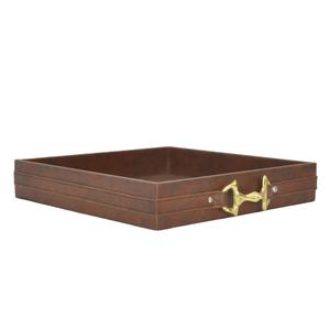 Restaurant Supplies <b>Breakfast</b> Serving <b>Tray</b> With Horse Bit Handles Decorative <b>Trays</b> Event Supplies Luxury <b>Tray</b> For Home Decor - Product Image 3