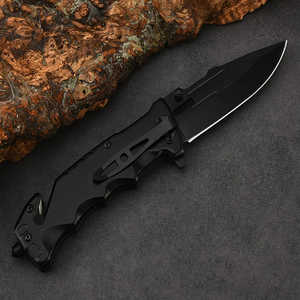 Cuchillo Táctico 7650, Cuchillo Plegable de Bolsillo para Supervivencia, Campismo, EDC, Herramienta Manual, Cuchillo de Caza, Autodefensa, Aleación de Aluminio - Product Image 1