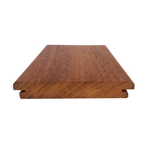Merbau Rustic Outdoor <b>Decking</b> with Fireproof Dual Lock Tongue-and-Groove Click Installation Grooved Edge <b>Brushed</b> Finish - Product Image 4