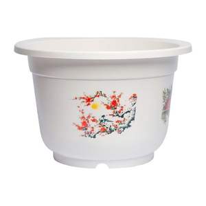 Un pot de fleur en plastique de haute qualité durable léger résistant aux intempéries idéal pour la maison balcon patio et plantes de jardin - Product Image 1