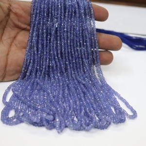 Nouvelle arrivée Tanzanite facettes Rondelle perles 3-4 MM perles brins pour la fabrication de bijoux - Product Image 1