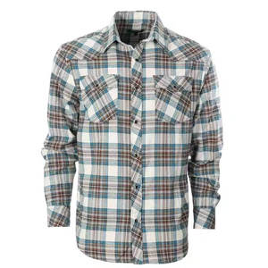 Camisa de Protección Unisex 2026, Estilo Urbano, Franela, 100% Algodón, Transpirable, Manga Larga, Diseño Personalizado de Alta Calidad, OEM - Product Image 1