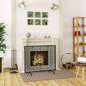 Pannello singolo accessorio schermo camino 38X31 pollici per il vostro caminetti Set - Product Image 2