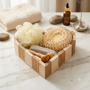 Premium Wooden Heart <b>Box</b> with Storage Tray Solid Wood Keepsake & <b>Gift</b> <b>Box</b> Decorative Storage Organizer Wholesale Manufacturer - Product Image 2