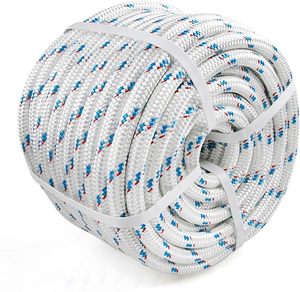 Cuerda de Nailon de Alto Rendimiento de 8 mm, Cuerda Trenzada Multiusos para Amarre Marino, Pesca, Camping, Supervivencia al Aire Libre, Resistente - Product Image 1