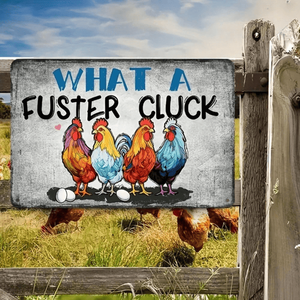 CIFbuy Rustic Funny 12x8 Inch Aluminum Sign 30.5x20.3cm Farmhouse <b>Wall</b> <b>Decor</b> with TikTok for Temu Pick up Service - Product Image 4