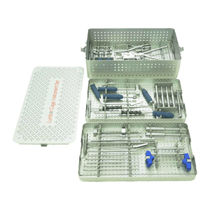 ชุดเครื่องมือผ่าตัดกระดูกสันหลังส่วนเอว ชุดอุปกรณ์ผ่าตัดกระดูกสันหลัง สแตนเลสสตีล เครื่องมือผ่าตัดกระดูกและข้อ อุปกรณ์การแพทย์ ใช้ซ้ำได้ - Product Image 4