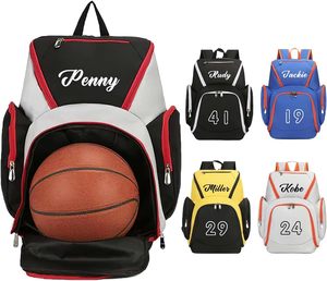 Basketball Drawstring Nylon Sports Bag OEM Custom Logo Lightweight <b>Backpack</b> with 30-<b>40L</b> Capacity for Players - Product Image 3