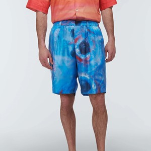 Shorts de bain écologiques pour femmes, style urbain, 100 % polyester, taille élastique, couleur unie, pour le surf et le jogging, vente en gros - Product Image 3