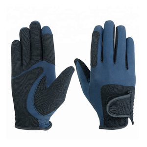 Gants d'équitation en cuir durable, antidérapants, pour l'équitation en plein air, l'entraînement et les sports équestres - Product Image 1