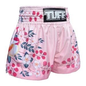 Shorts de boxe unisexes sur mesure, sublimation OEM, arts martiaux Muay Thai, finition satinée, séchage rapide, vente en gros, usine OEM - Product Image 1